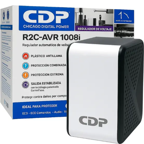 ESTABILIZADOR CDP R2C-AVR 1008I  8 TOMAS