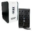ESTABILIZADOR CDP R2CU-AVR1008I 8 TOMAS, 4 PUERTOS USB