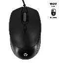 MOUSE ÓPTICO TEROS TE-1222S, 800-1200-1600 DPI, USB, 4 BOTONES