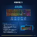 TECLADO  GAMER MECANICO MIRAGE GK1003 RGB  USB  MICRONICS