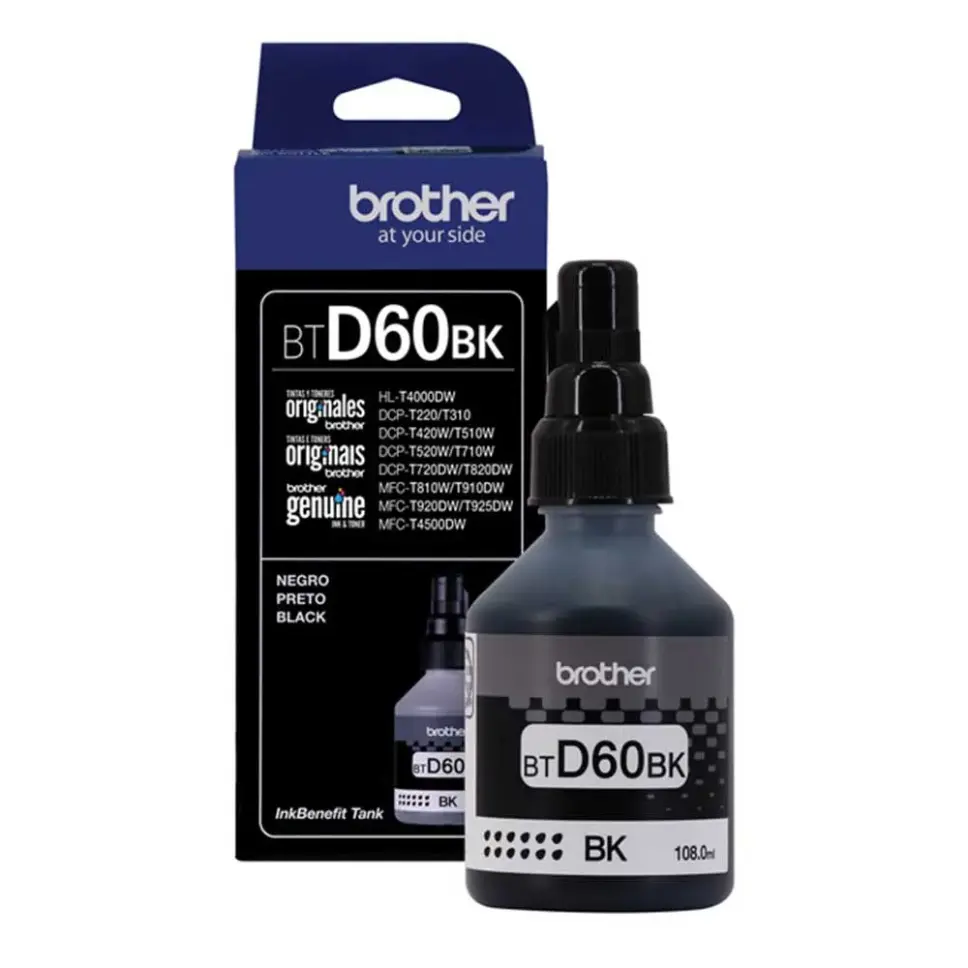 TINTA BROTHER BTD60BK NEGRO