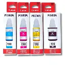 TINTA CANON ORIGINAL GI-190 CYAN/MAGENTA/AMARILLO/NEGRO/CAJA