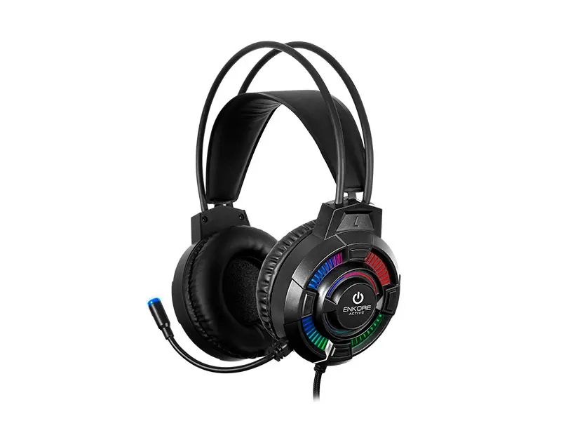 AURICULAR GAMER  ACTIVE 5.1 EKHG1004U  USB  RAINBOW C/MICRO ENKORE