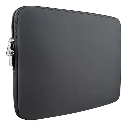 FUNDA DE NEOPRENO CON CIERRE 15.6" DISPONIBLE EN COLORES: AZUL, CELESTE, GRIS, NEGRO, ROJO Y ROSADO