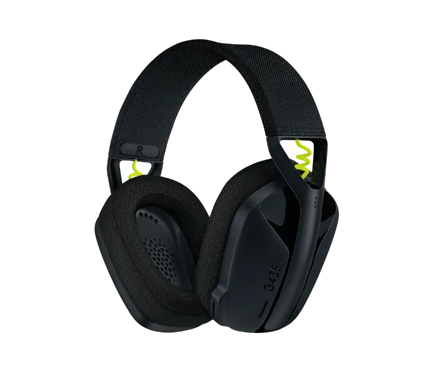 AURICULAR GAMING LOGITECH G435 INALÁMBRICO LIGHTSPEED BLACK