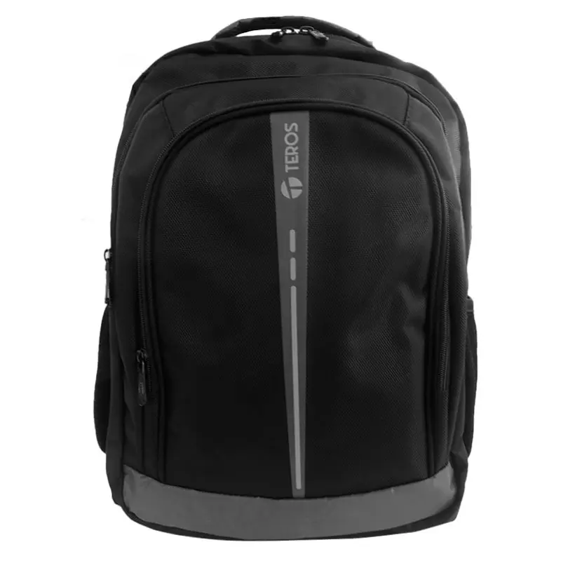 BACKPACK TEROS WORK BLACK/GREY TE-IDS18570, PARA NOTEBOOKS DE HASTA 15.6"