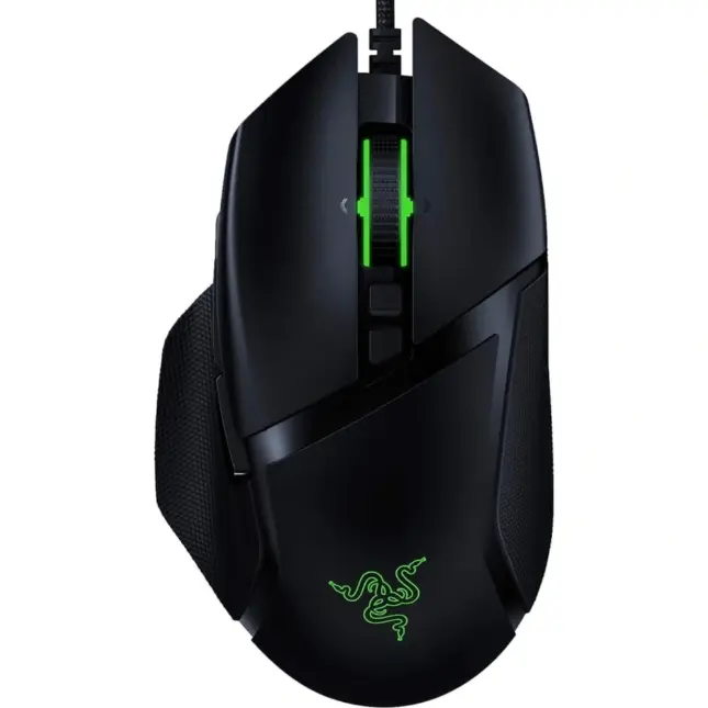 RAZER BASILISK V2 MOUSE GAMER CON CABLE: SENSOR ÓPTICO DE 20 K DPI 11 BOTONES PROGRAMABLES - NEGRO