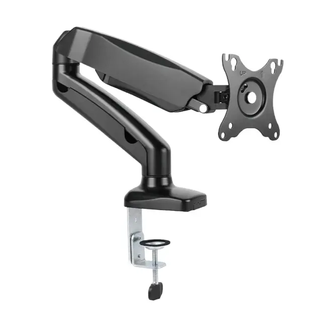 RACK HIDRÁULICO DE ESCRITORIO PARA MONITOR 17 A 32 PULGADAS, NEGRO | KE-C012