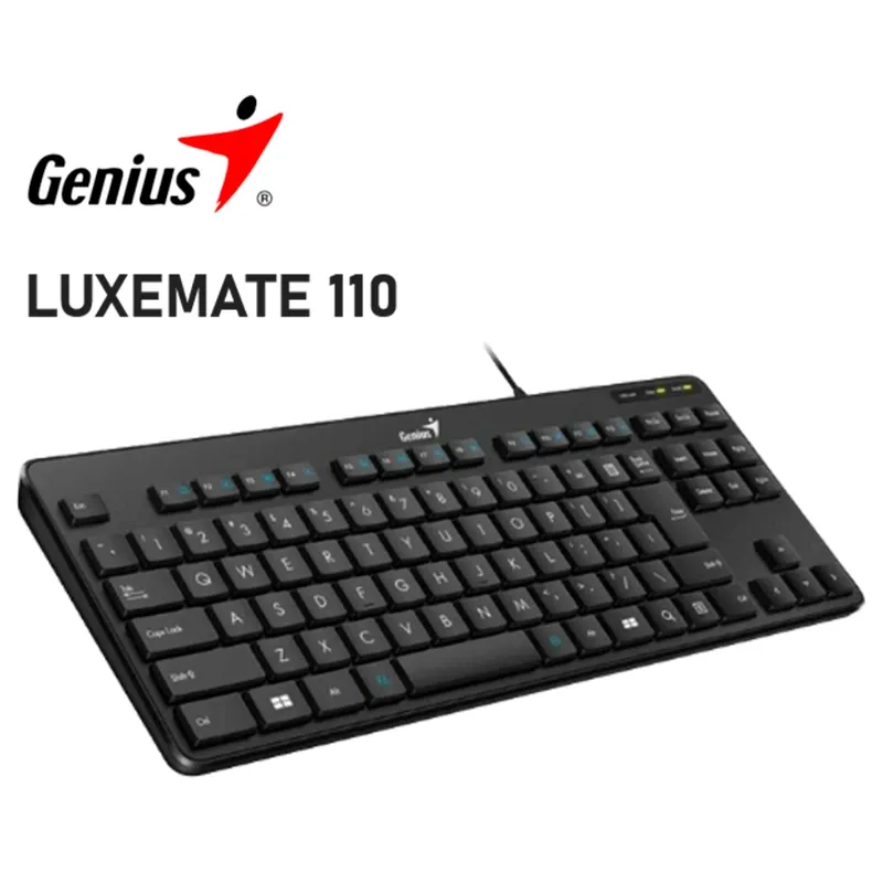 TECLADO GENIUS TKL LUXEMATE 110 USB MULTIMEDIA BLACK