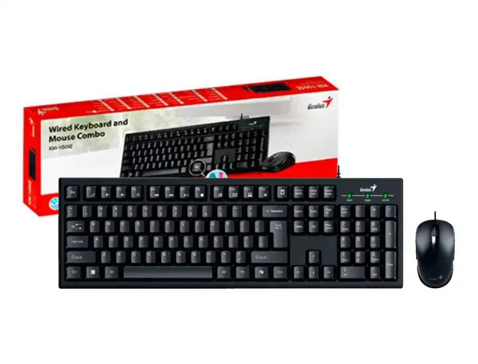 TECLADO + MOUSE GENIUS KM100SE USB BLACK