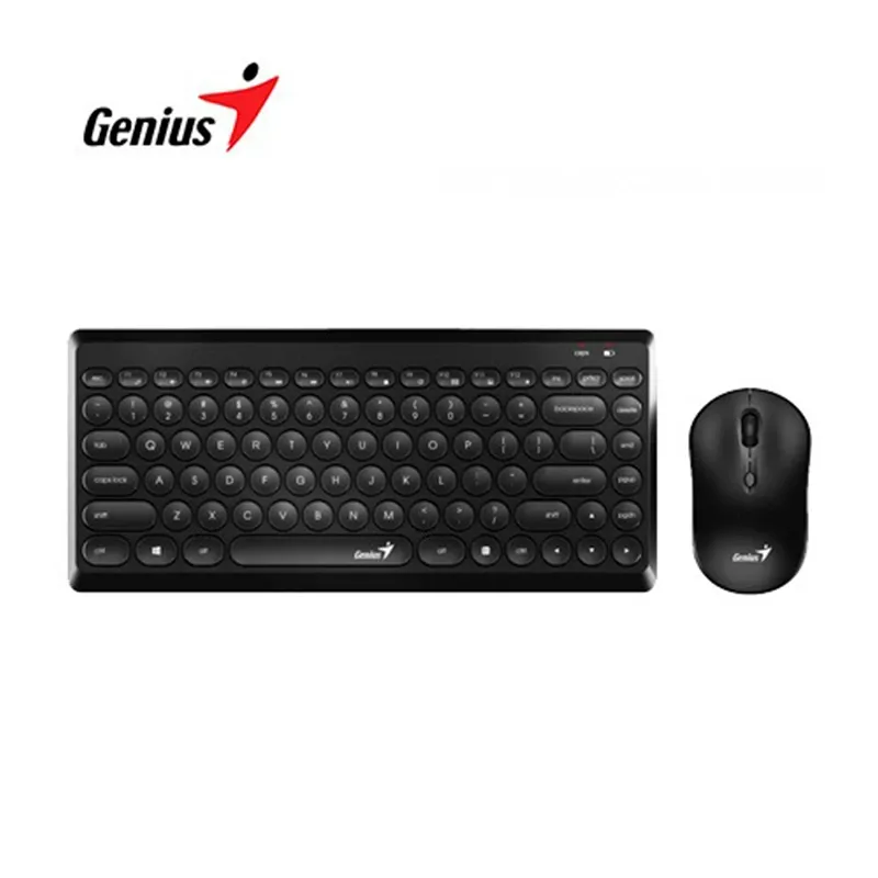 TECLADO GENIUS + MOUSE LUXEMATETKL WIRELESS USB MULTIMEDIA BLACK