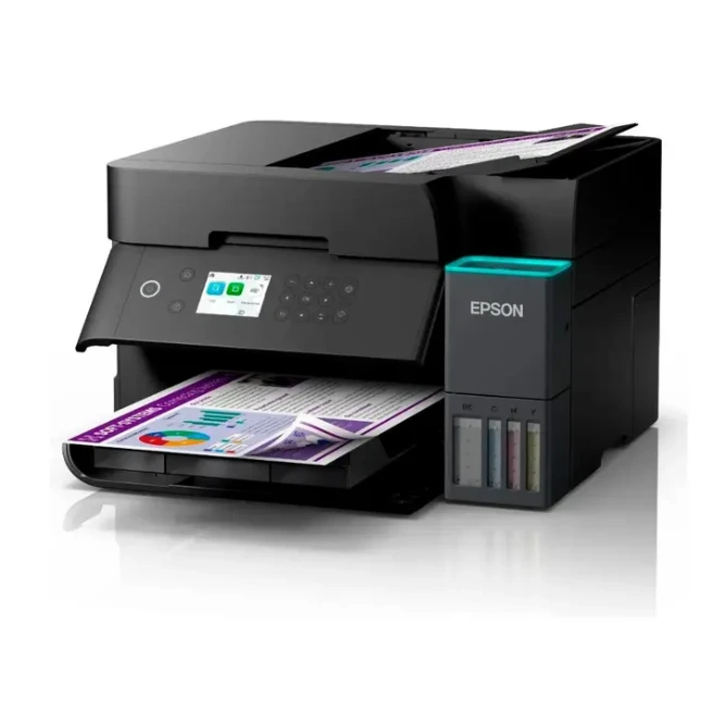 Multifuncional de tinta Epson EcoTank L6370, imprime/escanea/copia/Wi-Fi/Ethernet/USB