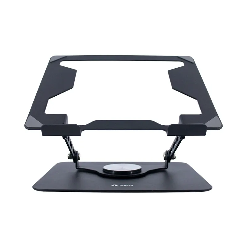 SOPORTE PARA NOTEBOOK TEROS TE-7021N, COMPATIBLE CON TABLETS Y NOTEBOOKS DE 10" A 15.6", NEGRO