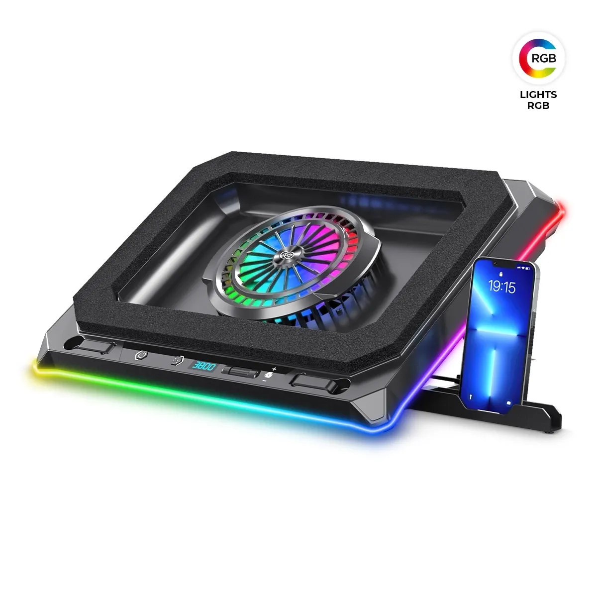 COOLER AIRBOOM REVOLUTION AB057 RGB PORTA CELULAR