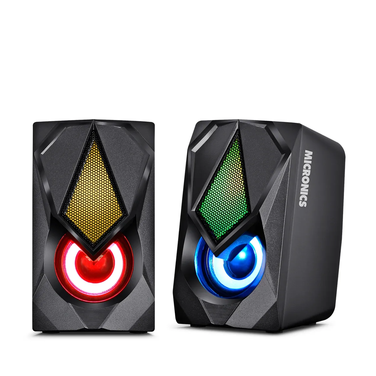 Parlante CORSAIR BLACK MIC S309-9 2. 0 RGB 2 MICRONICS