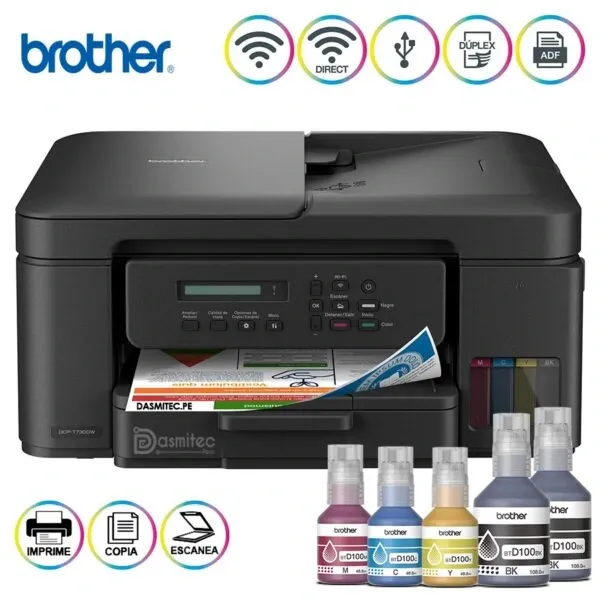 IMPRESORA BROTHER DCP-T530DW DUPLEX WIFI USB