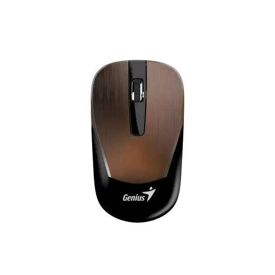 MOUSE GENIUS ECO-8015 WIRELESS RECARGABLE IRON GRAY/CHOCOLATE