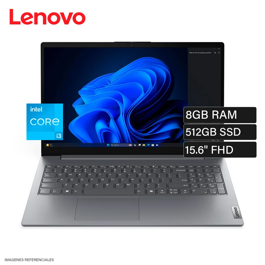 LAPTOP LENOVO V15 G5 IRL, CORE I3-1315U, 8GB DDR5-5200, SSD 512GB 15.6" FHD FREE