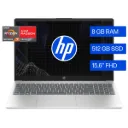 LAPTOP HP LAPTOP 15-FC0287LA, AMD RYZEN 7, 8 GB RAM , SSD 512 , 15.6, FHD WIN11 HOME