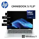 LAPTOP  HP OMNIBOOK 5 FLIP 14-FP0023 - Core™ 7 150U 512GB SSD 16GB 14" (1920x1200)  TOUCHSCREEN WIN11 GLACIER SILVER