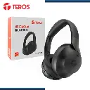 AUDÍFONO INALÁMBRICO ANC TEROS TE-8033N (HEADSET), NEGRO