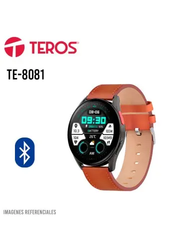 RELOJ INTELIGENTE TEROS TE-8081B, 1.43" AMOLED, IP68, BLUETOOTH 5.3, NEGRO