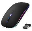 MOUSE HOCHI INALÁMBRICO SLIM RGB BLACK