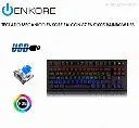 TECLADO  GAMER MECANICO FALCON 87 ENK1005 USB  RAINBOW ENKORE