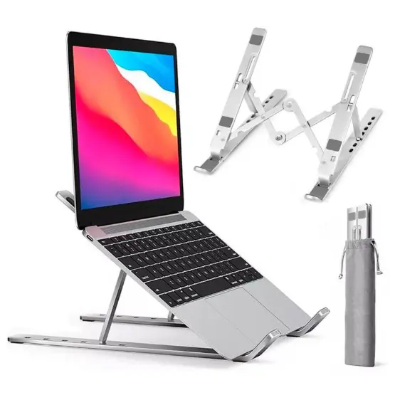 SOPORTE DE METAL PLEGABLE PARA LAPTOP 11° - 17° HOCHI
